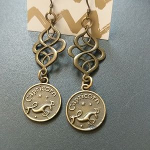 Capricorn Dangling Earrings